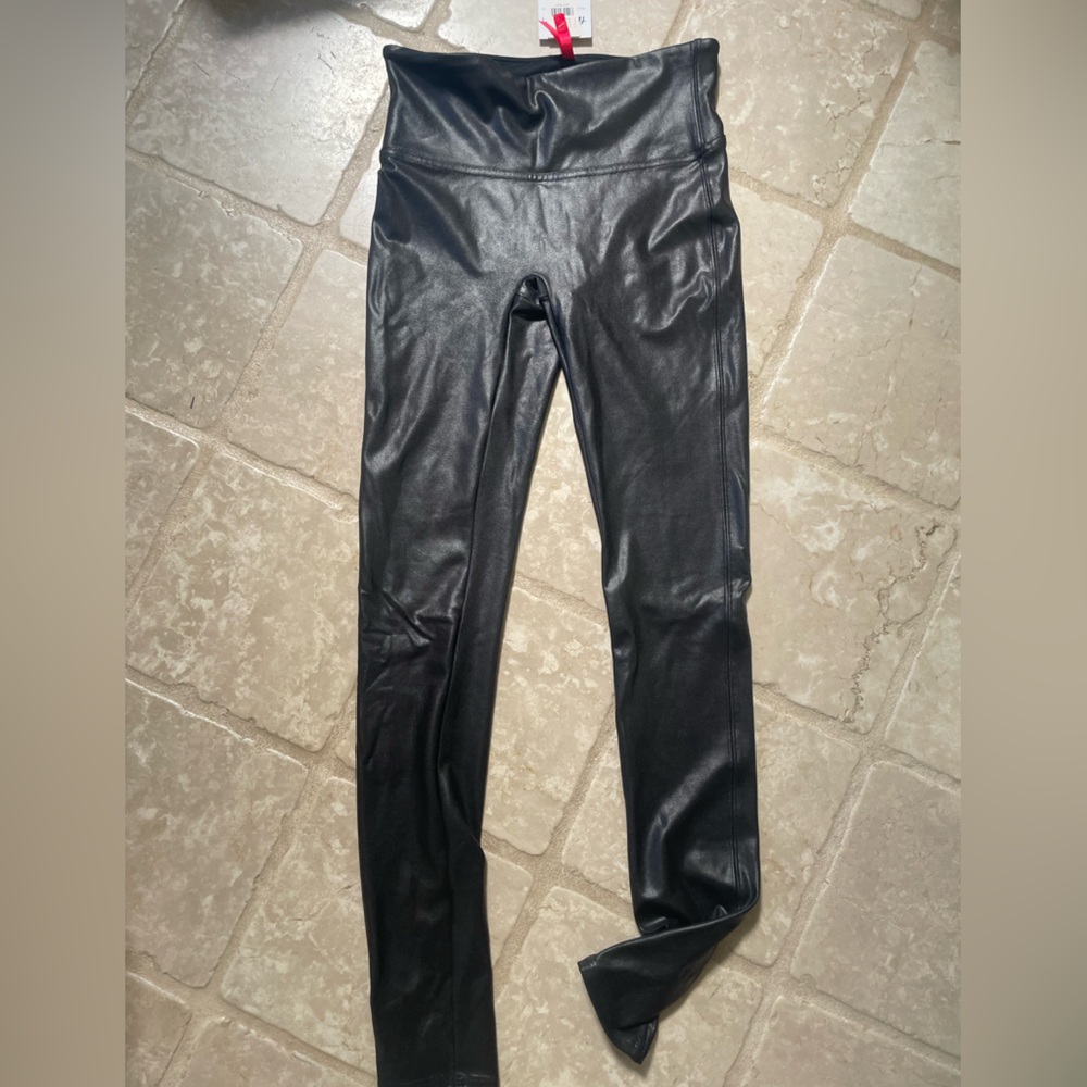 NEW SPANX faux leather leggings